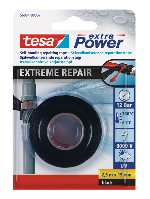 Vulktejp Extreme Repair 19 mm x 2,5 m Tesa